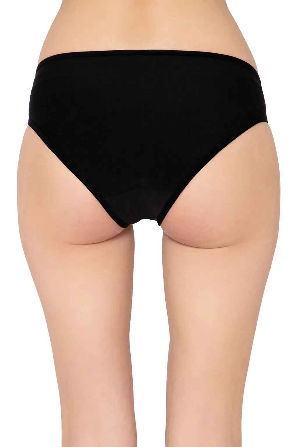 Low Waist Bikini Panty in Black image 3