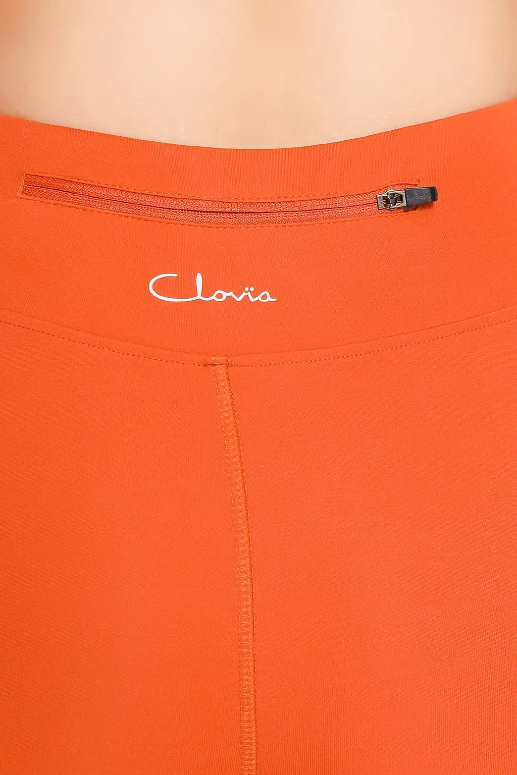 Snug-Fit High-Rise 4 Pocket Active Tights in Orange image 2